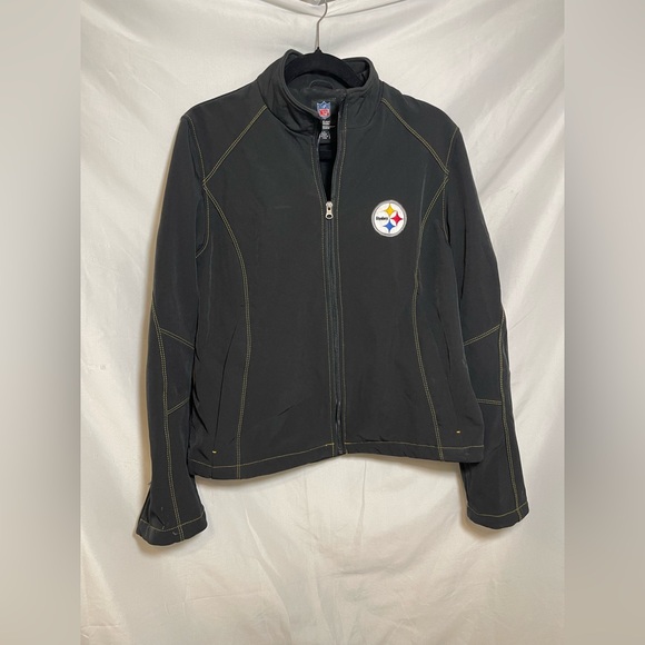 NFL Jackets & Blazers - Pittsburgh Steelers Women's Black Team Weather Tech Jacket